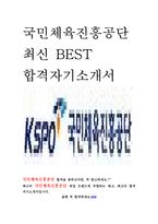 국민체육진흥공단 KSPO 최신 BEST 합격 자기소개서!!!!-1