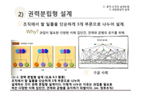 종적 및 횡적 조직의 설계유형-6