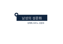 남성의 성문화 조사-1