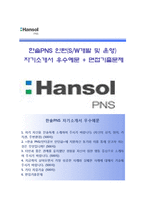 (한솔PNS자기소개서 + 면접족보) 한솔PNS인티큐브(인턴사원-SW개발및운영)자소서 [한솔PNS인티큐브합격자기소개서한솔PNS인턴자소서항목]-1