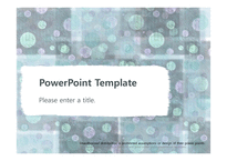 동그라미패턴 예쁜 화사한 깔끔한 배경파워포인트 PowerPoint PPT 프레젠테이션-1