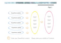 동그라미패턴 예쁜 화사한 깔끔한 배경파워포인트 PowerPoint PPT 프레젠테이션-11