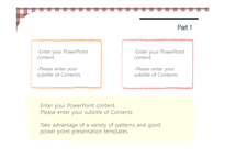 선물 포장지 빨강 레드 배경파워포인트 PowerPoint PPT 프레젠테이션-7