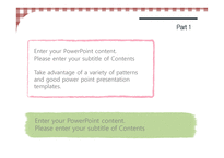 선물 포장지 빨강 레드 배경파워포인트 PowerPoint PPT 프레젠테이션-16