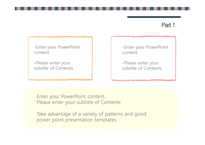 선물포장지 예쁜 심플한 패턴 무늬 배경파워포인트 PowerPoint PPT 프레젠테이션-7