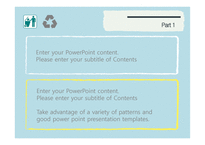 재활용 쓰레기 자원재활용 분리수거 배경파워포인트 PowerPoint PPT 프레젠테이션-12