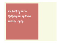 대체휴일제가 관광행태 변화에 미치는 영향-1