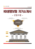 [KB생명보험자기소개서] KB생명보험 합격자소서와 면접기출문제,KB생명보험합격자기소개서,KB생명보험자소서항목,KB생명자기소개서,KB생명자소서-1
