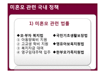 미혼모 관련 정책현황과 문제해결방안-10