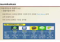(카카오톡, 다음 합병사례연구) 합병전 카카오톡 마케팅전략과 핵심역량분석및 합병후 다음카카오 SWOT분석,핵심역량분석및 다음카카오 새로온전략제안-19