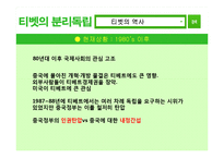 [중국정치] 티벳의 분리독립에 대하여-6