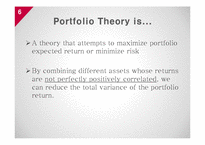 [재무관리] Portfolio Theory-6