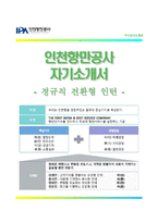 [인천항만공사자기소개서] 인천항만공사 정규직 전환형 인턴사원 자소서와 면접기출문제,인천항만공사합격자기소개서,인천항만공사인턴자소서항목-1