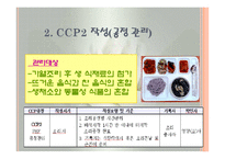 CCP 공정별 기록지 작성법(HACCP관리특론) PPT, 파워포인트, 프리젠테이션-8