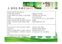 처음처럼 기업분석과 경쟁사(참이슬)분석및 처음처럼 마케팅 SWOT,STP,4P전략 분석 PPT-13