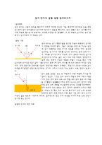 일반물리학 실험 - 빛의 반사와 굴절 실험 결과보고서-1
