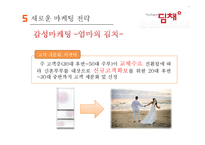 딤채 기업분석과 SWOT분석및 딤채 마케팅전략 사례연구및 딤채 새로운 마케팅전략 제안 PPT 레포트-17