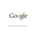 구글 Google 기업소개와 SWOT분석및 구글 경영전략 분석과 구글 새로운 전략제언및 나의견해-1