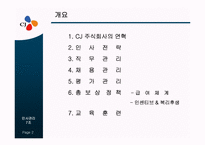 [인사관리] CJ인사제도-2