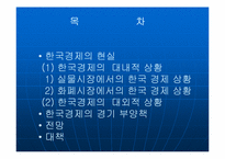 [한국경제] 한국경제의 현실과 불황극복의 방법-2