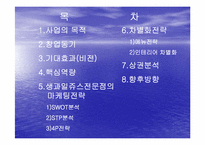 [사업계획서] 생과일주스전문점-2