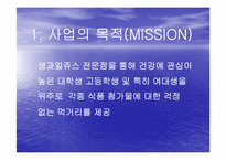 [사업계획서] 생과일주스전문점-3