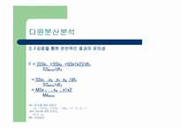 [마케팅조사론] 분산분석과 공분산분석-17