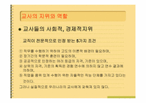 교사의 사회적지위와 역할-3