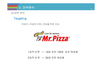 미스터피자 마케팅 SWOT,STP,4P전략분석및 미스터피자 브랜드분석과 서비스전략분석및 미스터피자 미래 전략제안 레포트-19