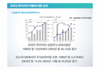 회계이론 - sk 글로벌 분식회계, sk-소버린 사태, 외국인 투자자의 역활에 관해-15