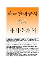 한국전력공사 자기소개서)한국전력공사 사무직 자소서,한국전력공사 본인이 지원한분야의필요지식,한국전력공사 KEPCO 한전에 대한변화가필요-1