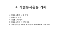 자원봉사활동의 현황과 관리과정-7
