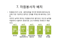 자원봉사활동의 현황과 관리과정-12