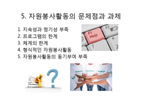 자원봉사활동의 일반적 사항과 문제점-12