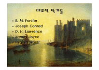 [영문학사] The Birth of the Modern Novel때의 주요 작가와 내용-3