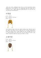 우리나라 문화재 - 하회탈 조사-3