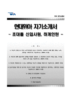 (현대위아자기소개서와 면접기출문제) 현대위아자소서 [현대위아합격자기소개서,현대위아자소서항목]-1