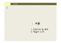 ASHLEY 경영 전략 분석-3