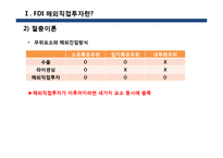 FDI 해외직접투자와 선진국의 국제비지니스패턴 및 한국기업에 주는 영향 연구-6