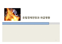 유럽경제전망과 파급영향-1