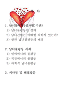 남녀불평등(성차별) 사례와 해결방안-2