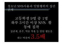 청소년의 SNS 사용 문화가 범죄적 일탈 행위에 미치는 영향-TV와의 비교-9
