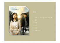 문학에서 영상물로의 변용-소설 벌레이야기와 영화 밀양 비교 분석-2