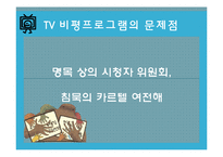 TV비평 프로그램의 문제점 고찰-13