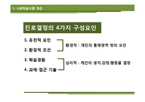 [상담심리] Krumboltz 사회학습이론과 진로상담-7