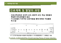[상담심리] Krumboltz 사회학습이론과 진로상담-17