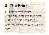 Jeoffrey Chaucer `캔터베리이야기` 작품 분석-16