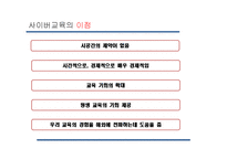 사이버교육의 종류와 장단점 고찰-19