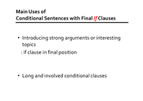 [영문법] Uses of Conditional Sentences-18