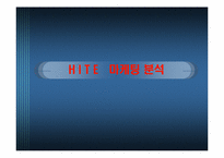 [마케팅조사] 하이트 마케팅분석-1